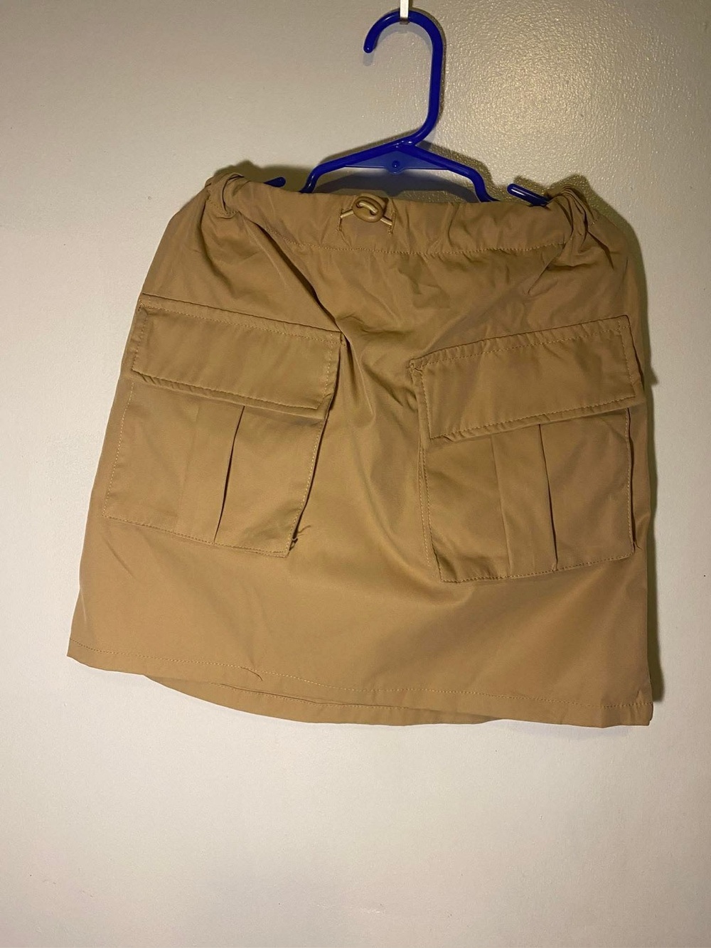 SHEIN Girl’s Khaki Mini Skirt Size 10Y With Pockets